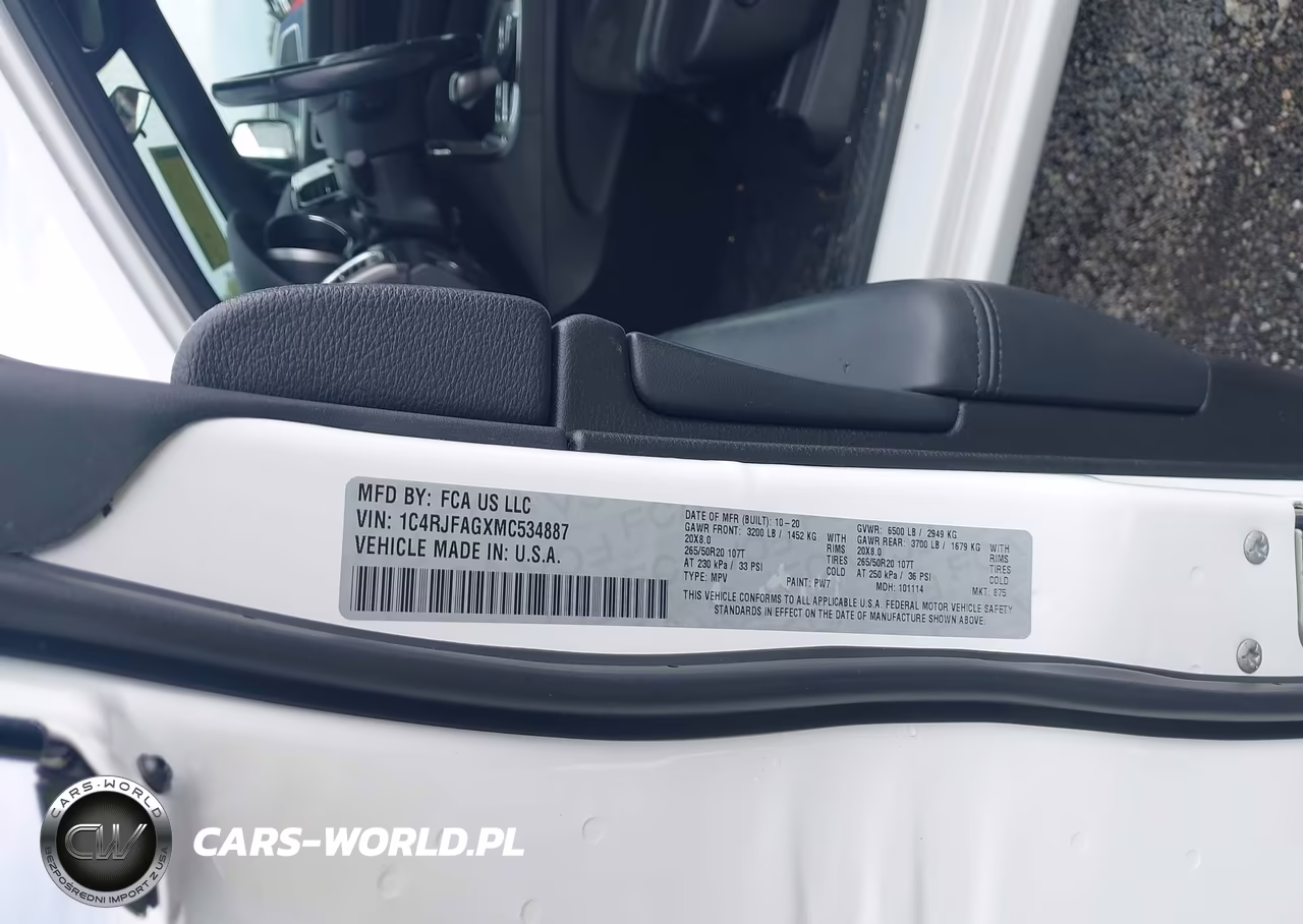 2021 Jeep Grand Cherokee Laredo X 4X4 VIN:1C4RJFAGXMC534887 - 9