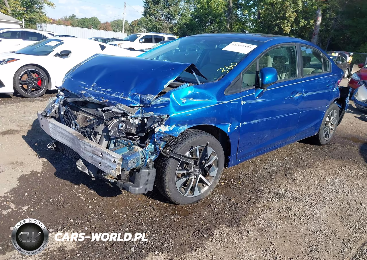 2013 Honda Civic Ex VIN:19XFB2F80DE237596 - 2