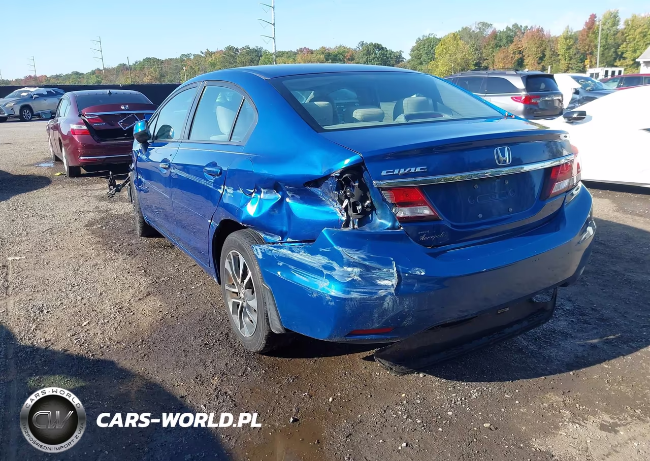 2013 Honda Civic Ex VIN:19XFB2F80DE237596 - 3