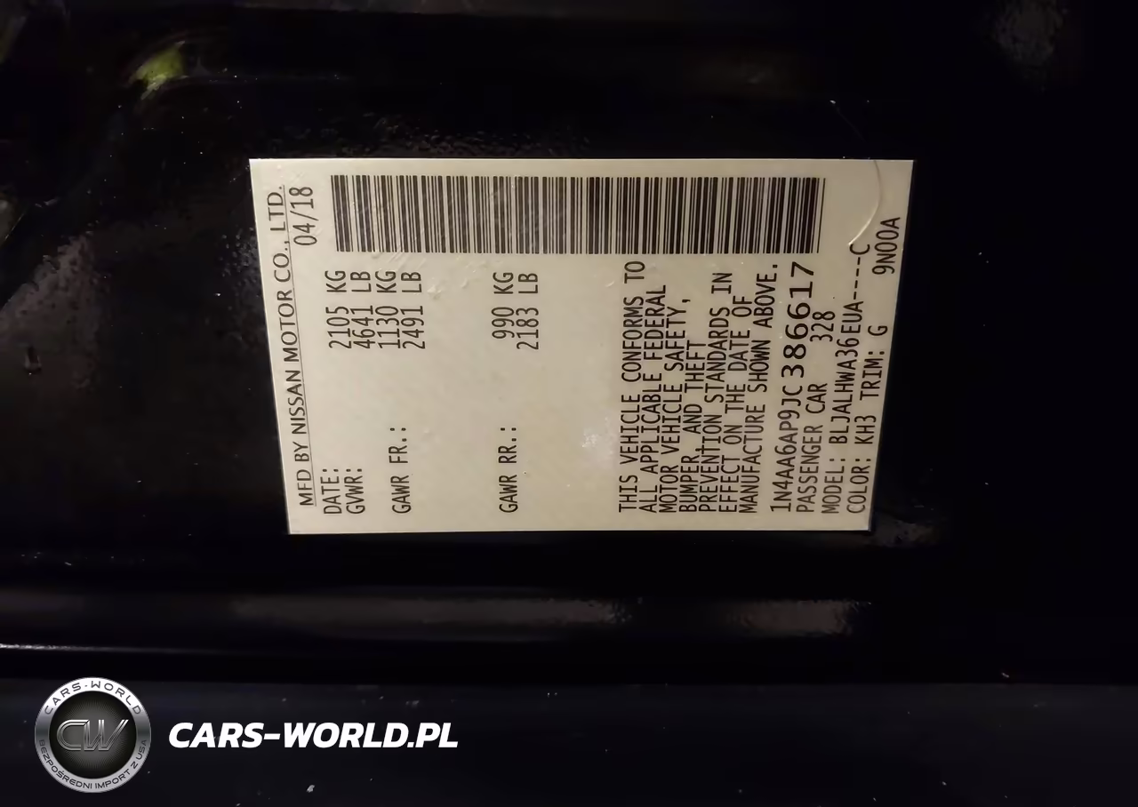 2018 Nissan Maxima 3.5 Platinum VIN:1N4AA6AP9JC386617 - 9