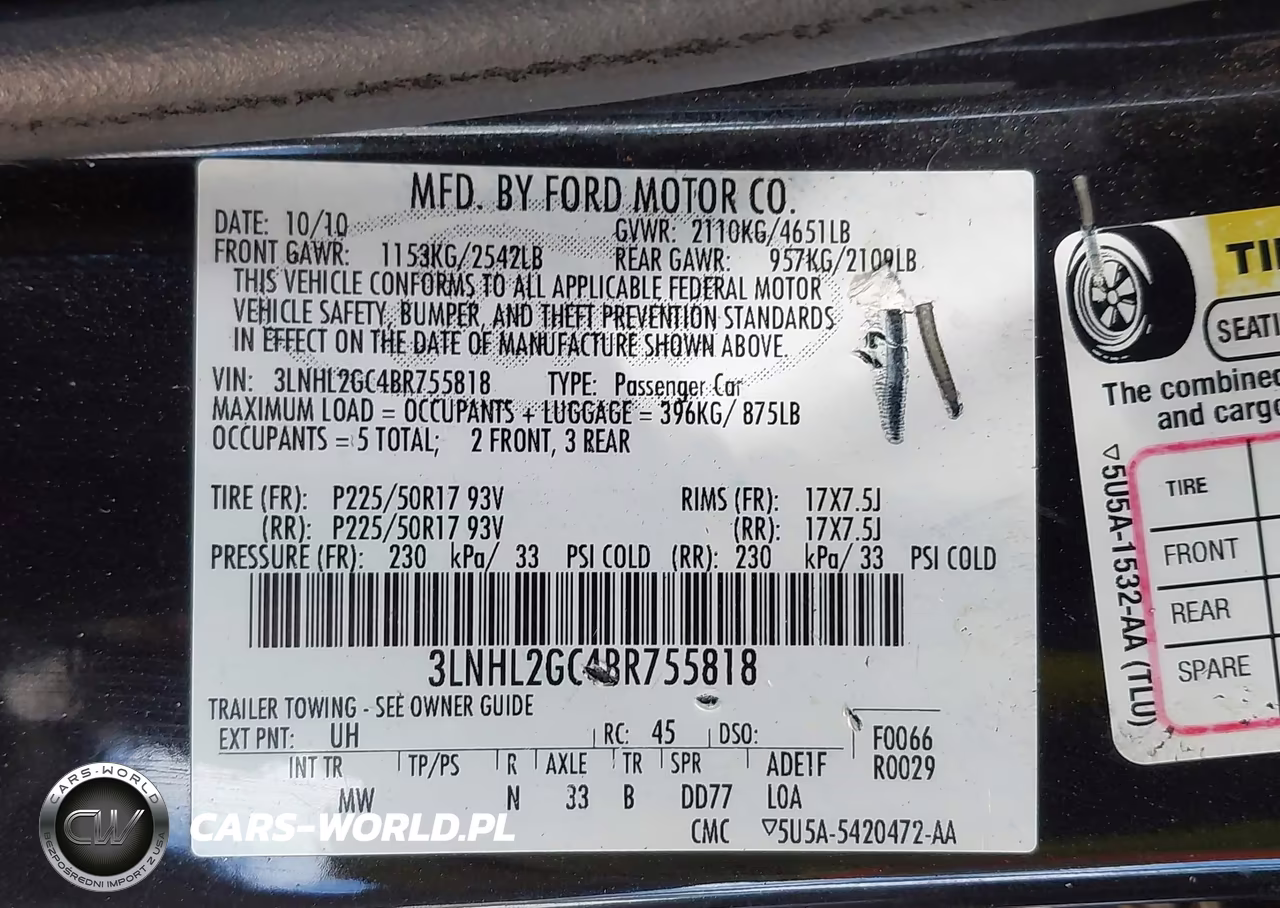 2011 Lincoln Mkz VIN:3LNHL2GC4BR755818 - 9
