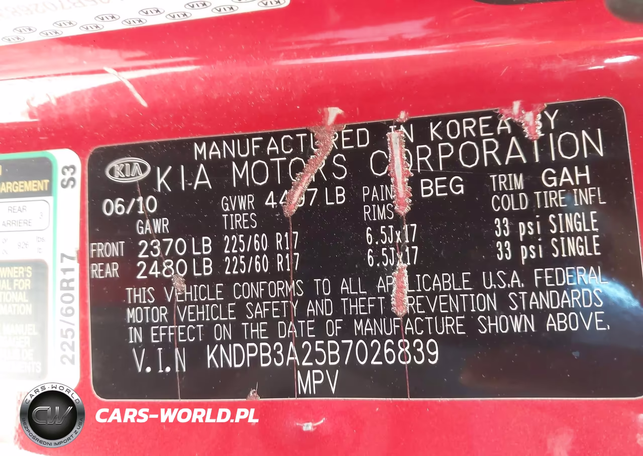 2011 Kia Sportage Lx VIN:KNDPB3A25B7026839 - 9