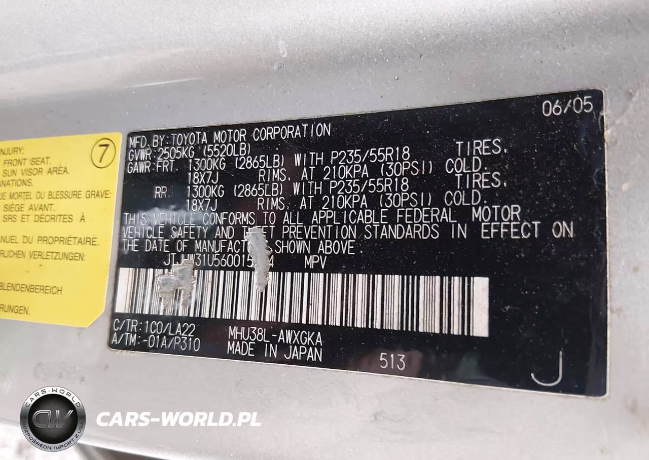 2006 Lexus Rx 400H VIN:JTJHW31U560015734 - 9
