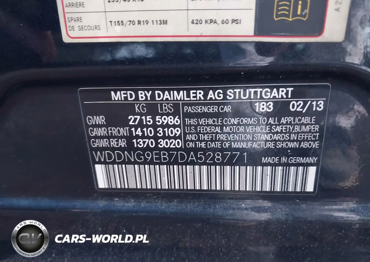 2013 Mercedes-Benz S 550 4Matic VIN:WDDNG9EB7DA528771 - 9
