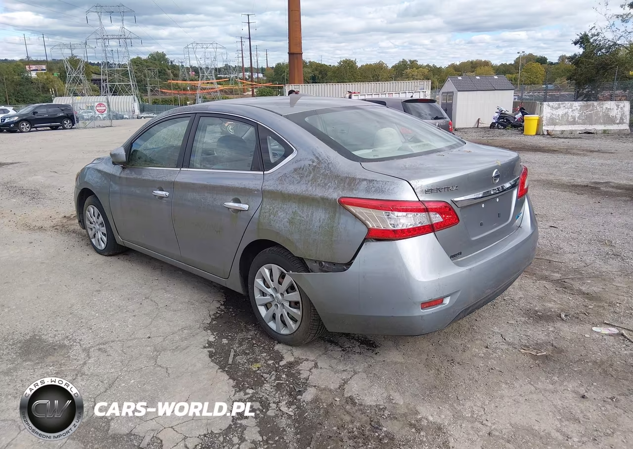 2013 Nissan Sentra Sv VIN:3N1AB7AP4DL741394 - 3