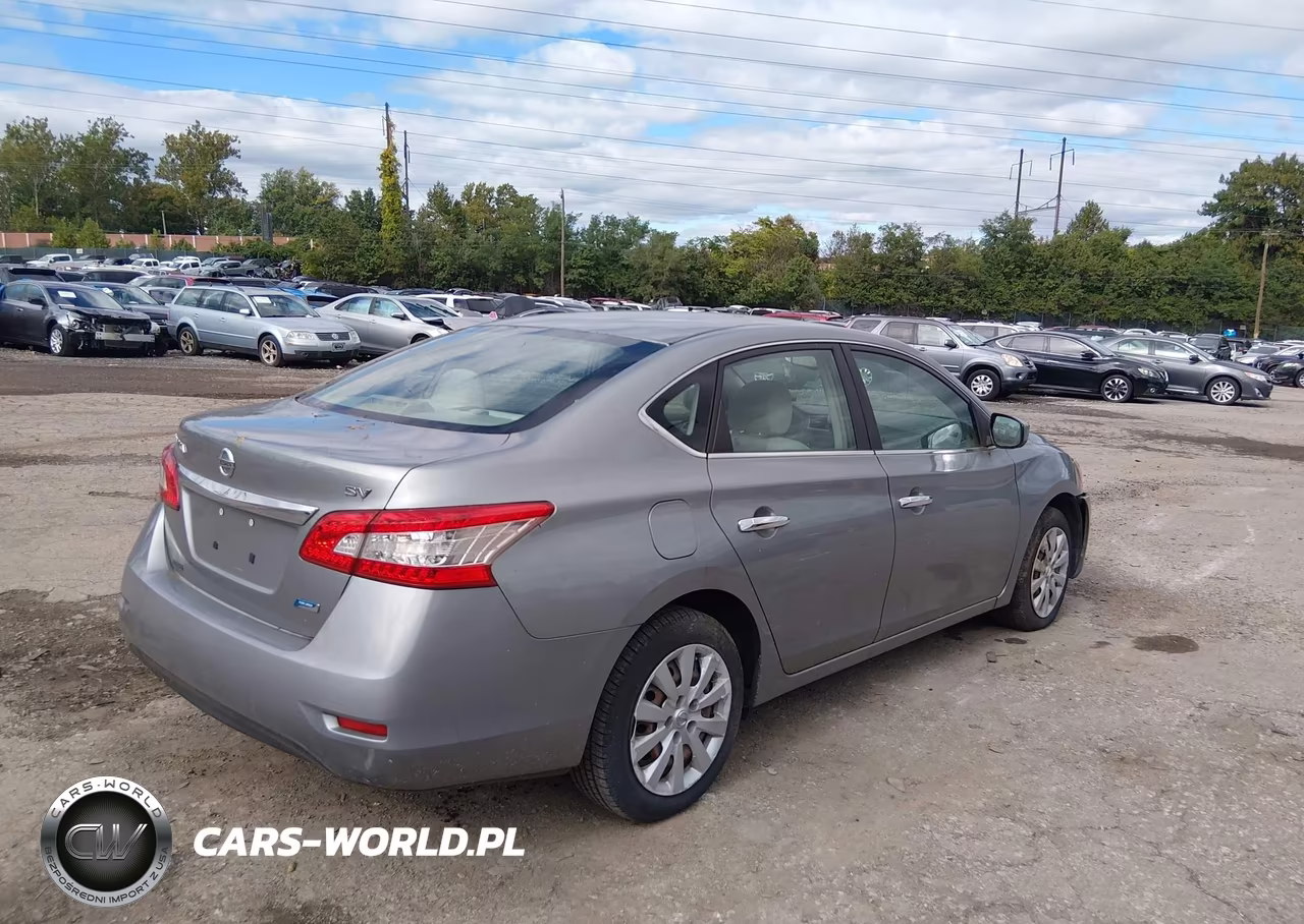2013 Nissan Sentra Sv VIN:3N1AB7AP4DL741394 - 4