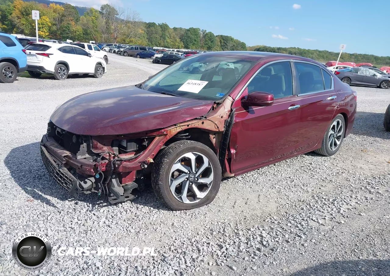 2016 Honda Accord Ex-L VIN:1HGCR2F83GA193858 - 2