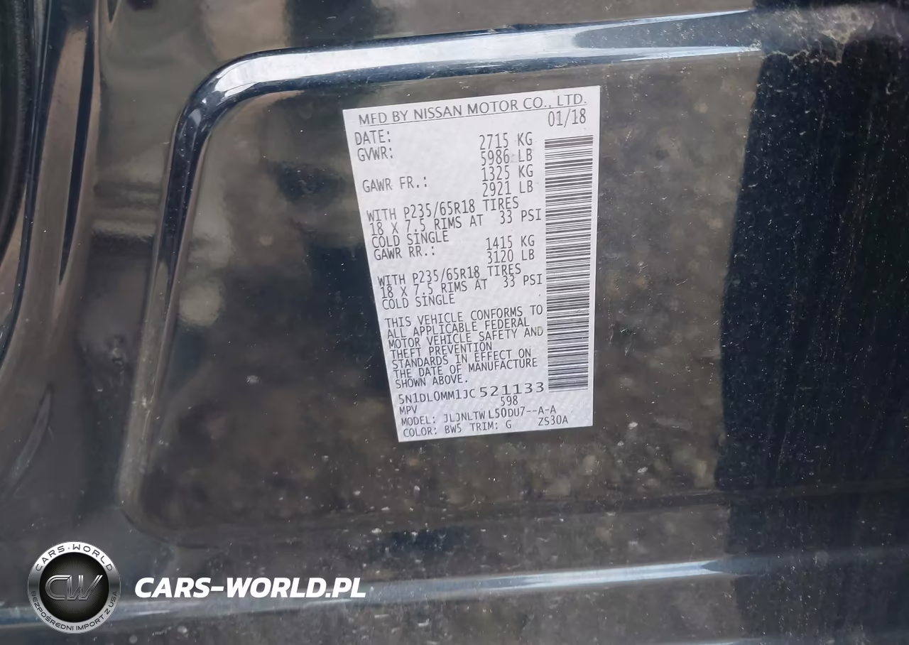 2018 Infiniti Qx60 VIN:5N1DL0MM1JC521133 - 9