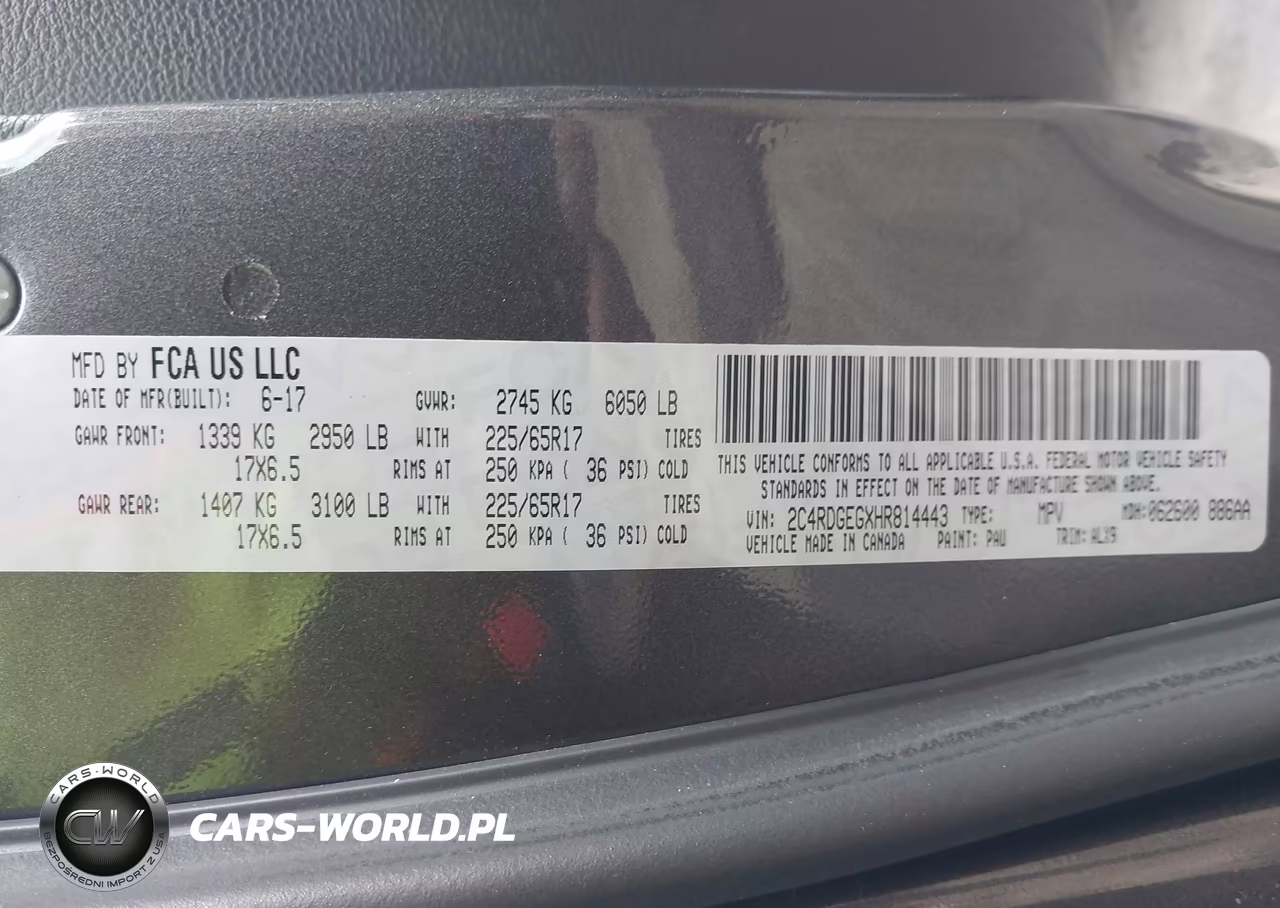 2017 Dodge Grand Caravan Gt VIN:2C4RDGEGXHR814443 - 9