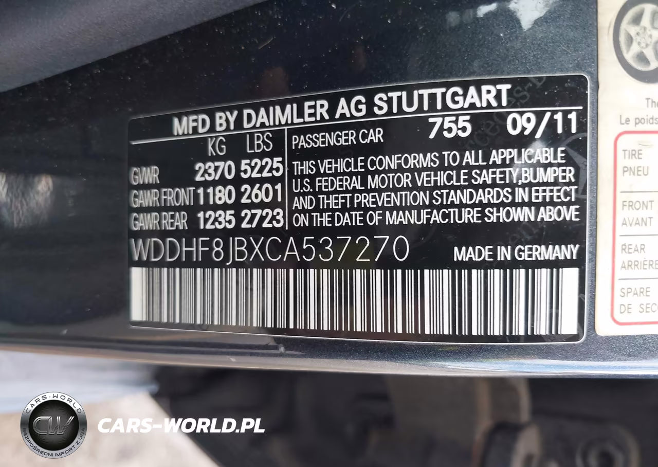 2012 Mercedes-Benz E 350 4Matic VIN:WDDHF8JBXCA537270 - 9