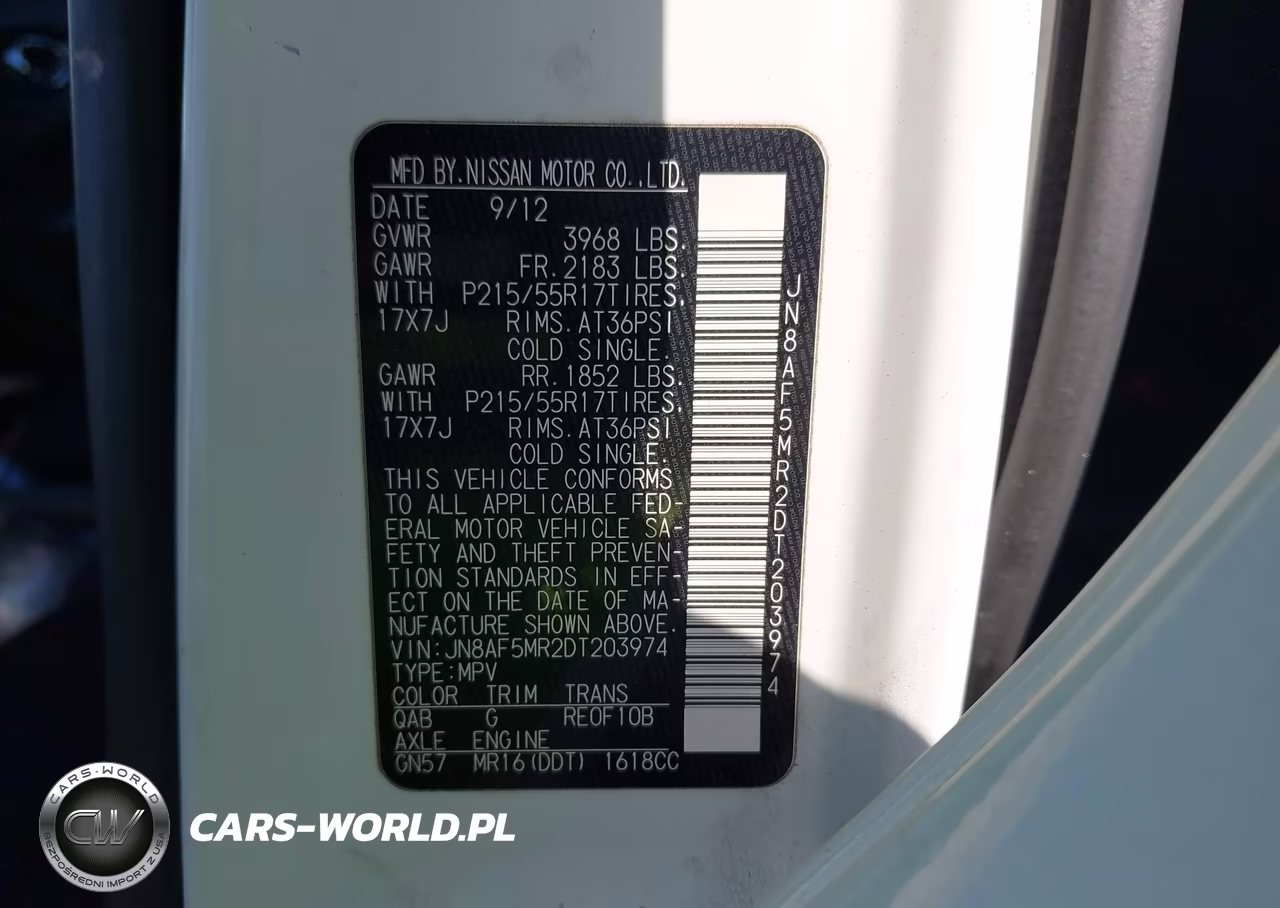 2013 NISSAN JUKE S VIN:JN8AF5MR2DT203974 - 12