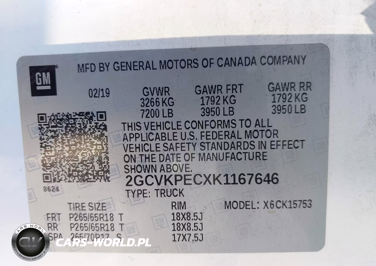 2019 Chevrolet Silverado 1500 Ld Lt VIN:2GCVKPECXK1167646 - 9