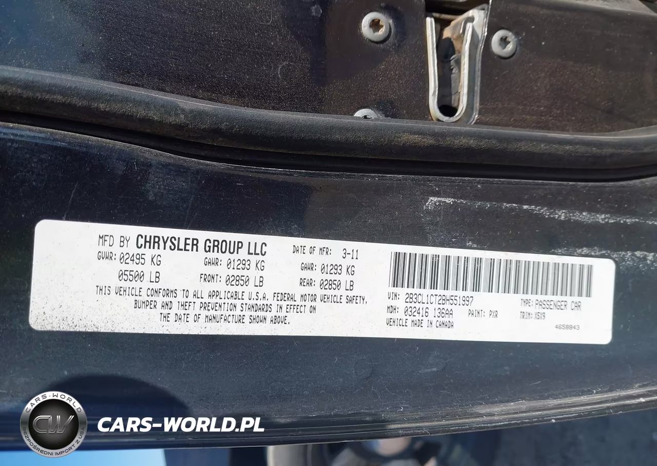 2011 Dodge Charger Police VIN:2B3CL1CT2BH551997 - 9