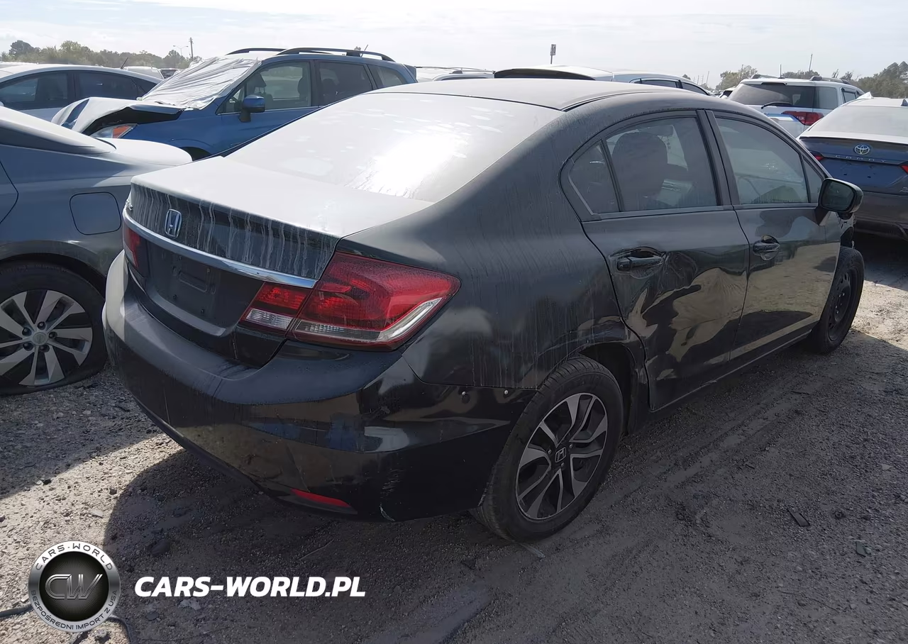 2014 Honda Civic Ex VIN:2HGFB2F89EH533580 - 4