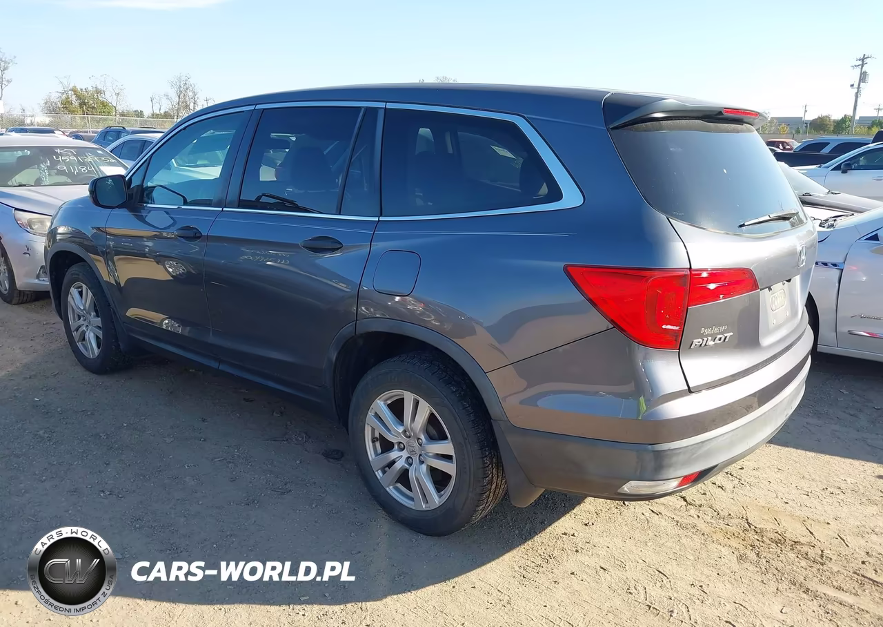 2016 Honda Pilot Lx VIN:5FNYF6H10GB027955 - 3