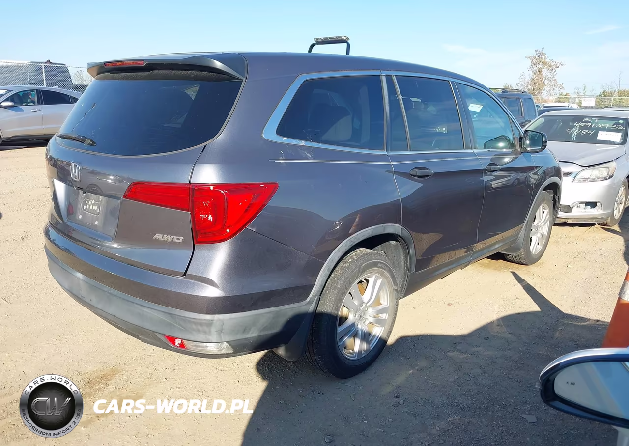 2016 Honda Pilot Lx VIN:5FNYF6H10GB027955 - 4
