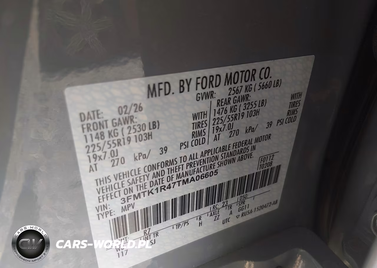 2026 Ford Mustang Mach-E Select VIN:3FMTK1R47TMA06605 - 9