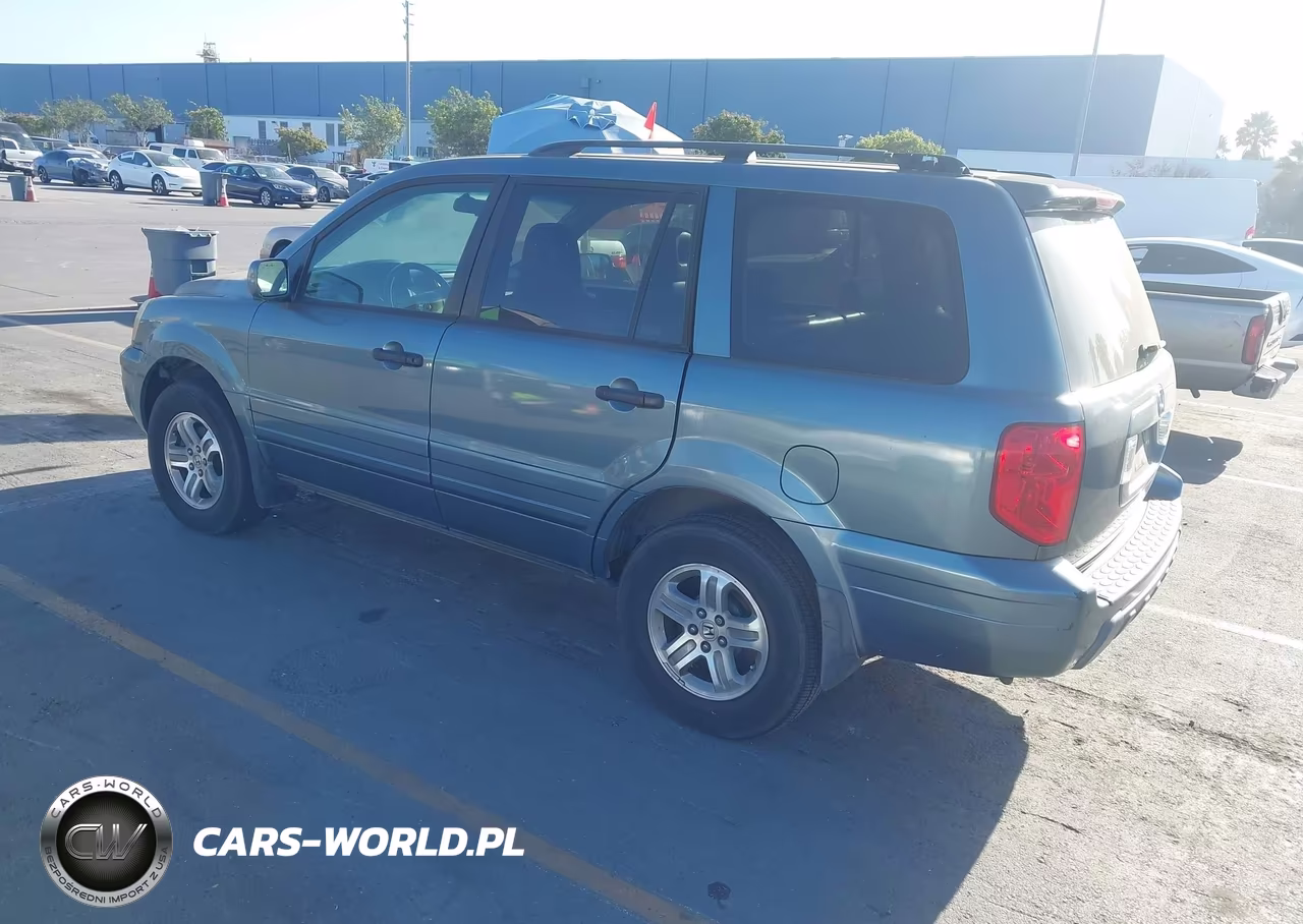 2005 Honda Pilot Ex-L VIN:5FNYF186X5B041695 - 3