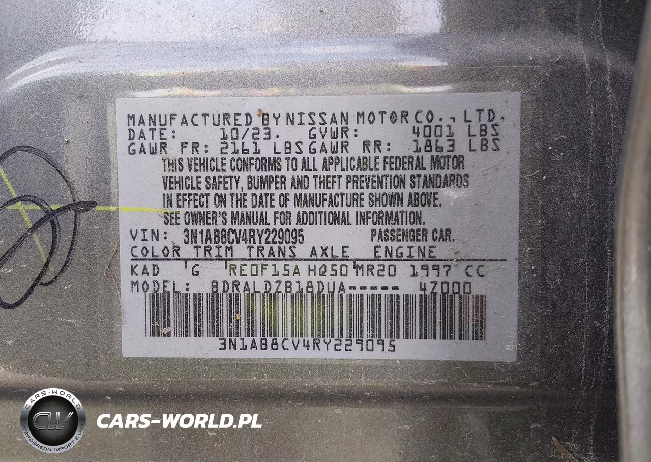 2024 Nissan Sentra Sv Xtronic Cvt VIN:3N1AB8CV4RY229095 - 9