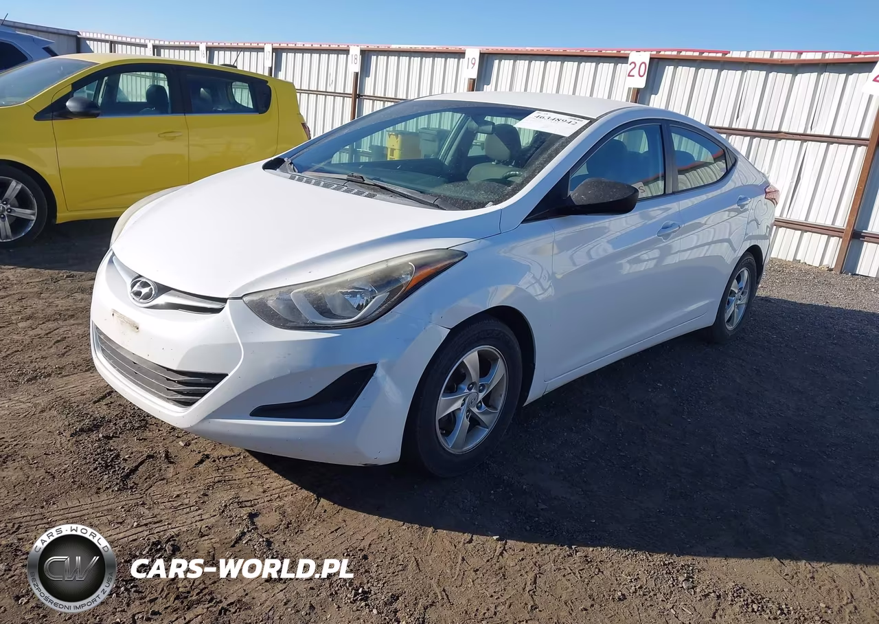 2014 Hyundai Elantra Se VIN:5NPDH4AE9EH502480 - 2