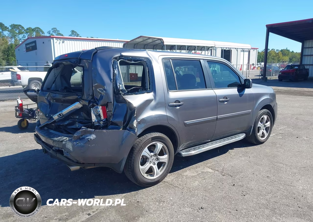2014 Honda Pilot Ex-L VIN:5FNYF3H56EB021124 - 4
