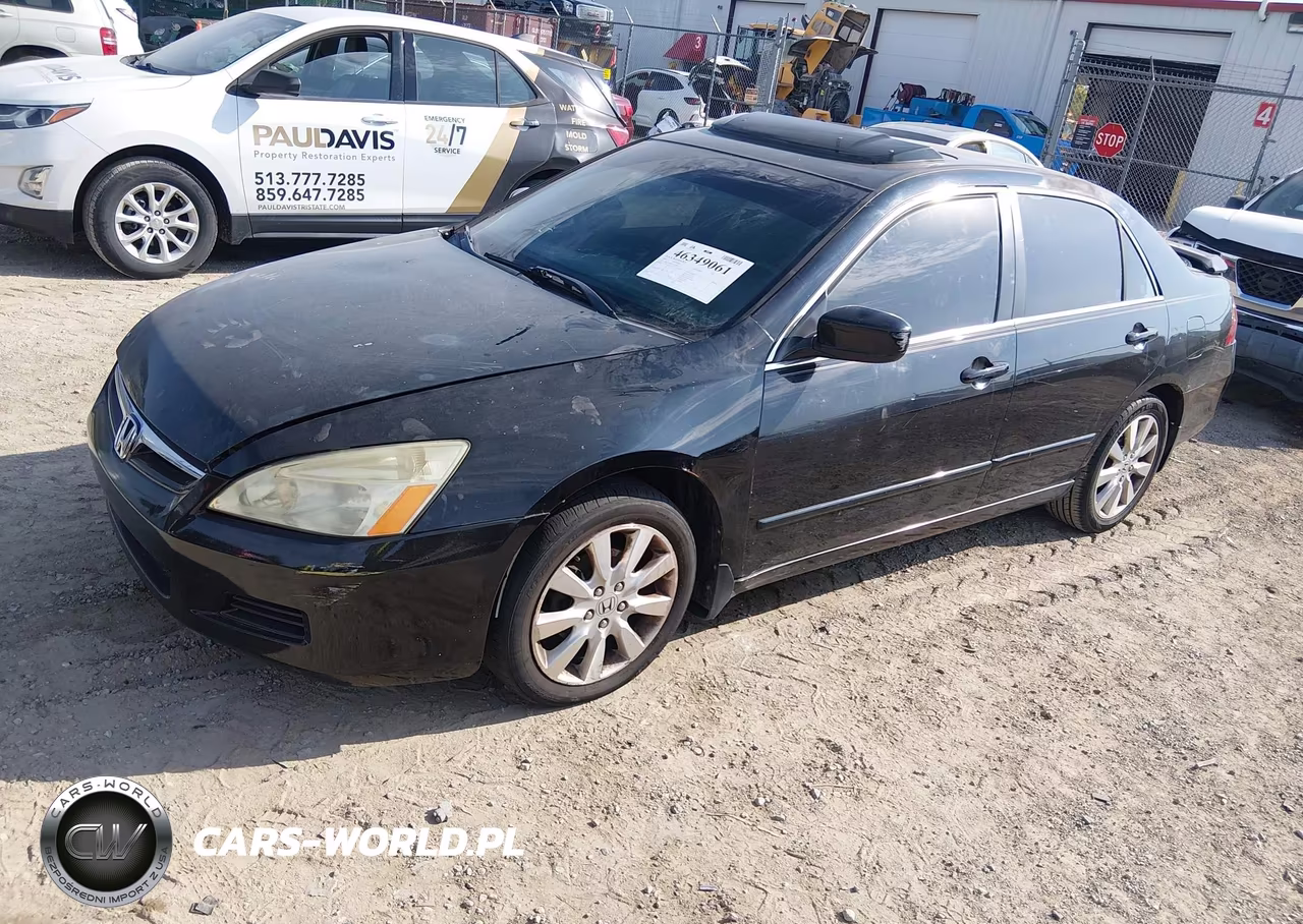 2007 Honda Accord 3.0 Ex VIN:1HGCM66537A078821 - 2