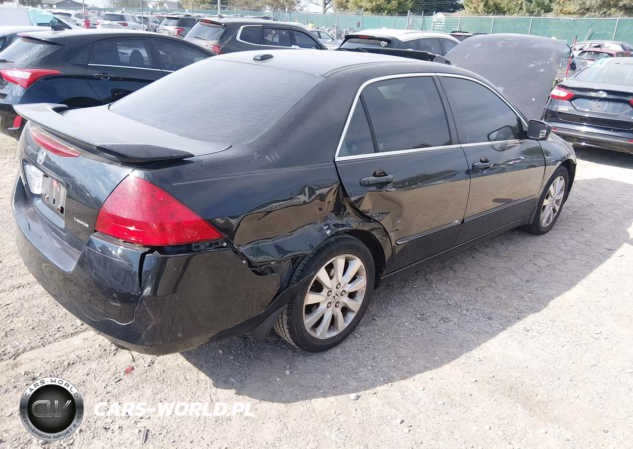 2007 Honda Accord 3.0 Ex VIN:1HGCM66537A078821 - 4
