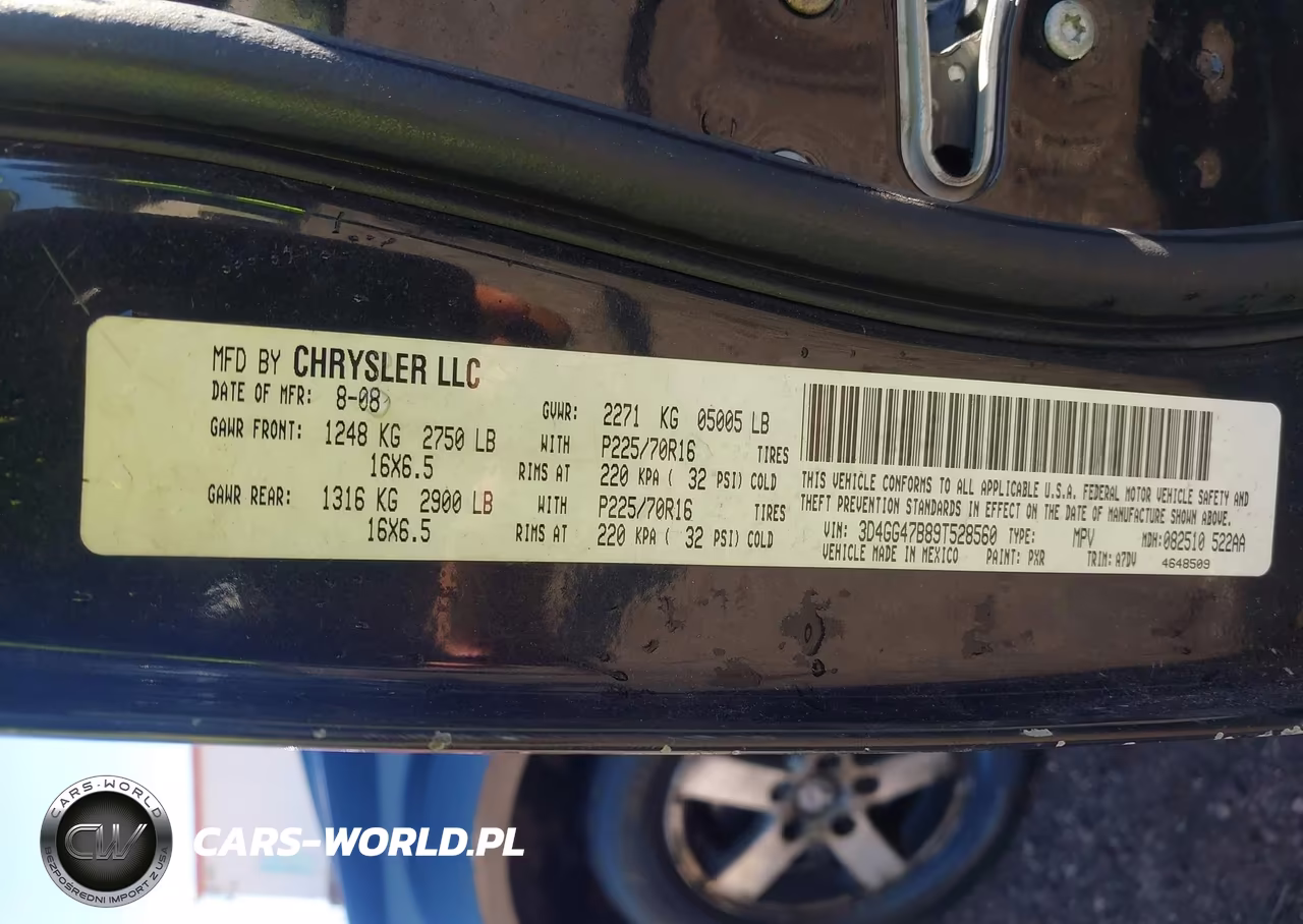2009 Dodge Journey Se VIN:3D4GG47B89T528560 - 9