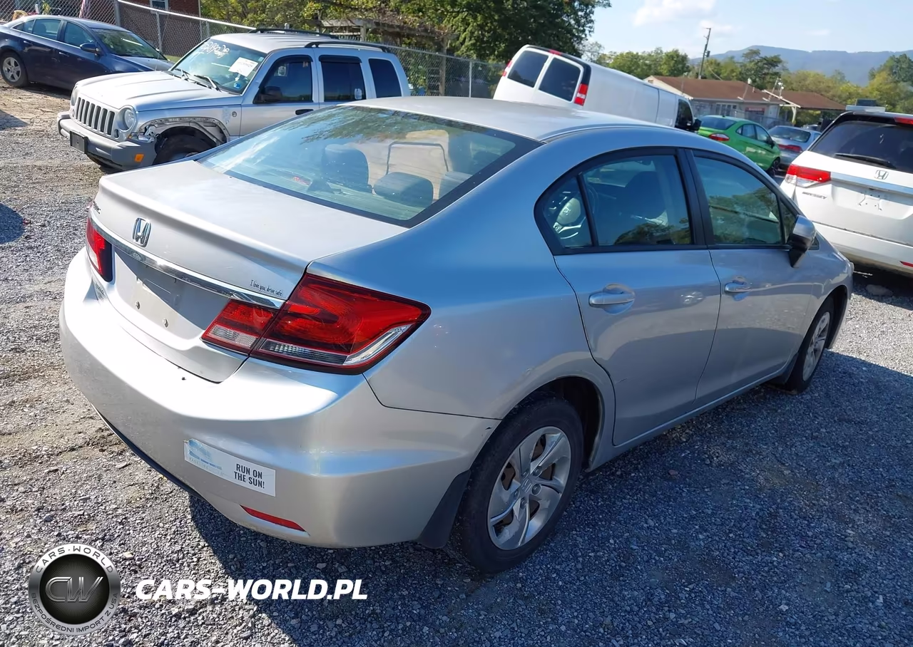 2015 Honda Civic Lx VIN:19XFB2F56FE114457 - 4