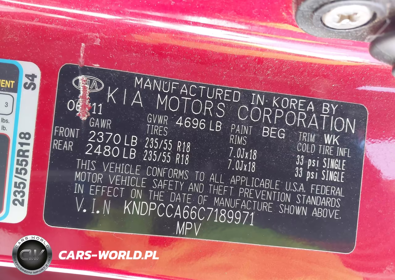 2012 Kia Sportage Sx VIN:KNDPCCA66C7189971 - 9