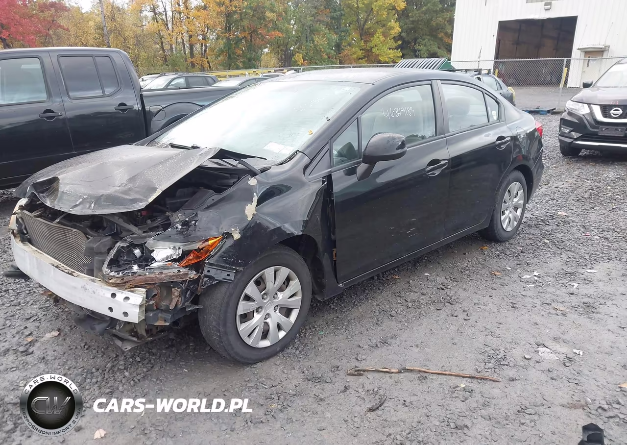 2012 Honda Civic Lx VIN:2HGFB2F54CH580647 - 2