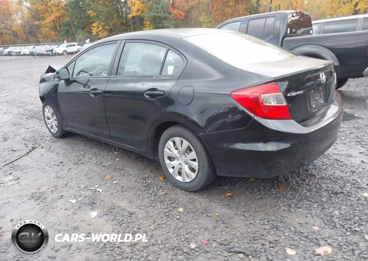 2012 Honda Civic Lx VIN:2HGFB2F54CH580647 - 3