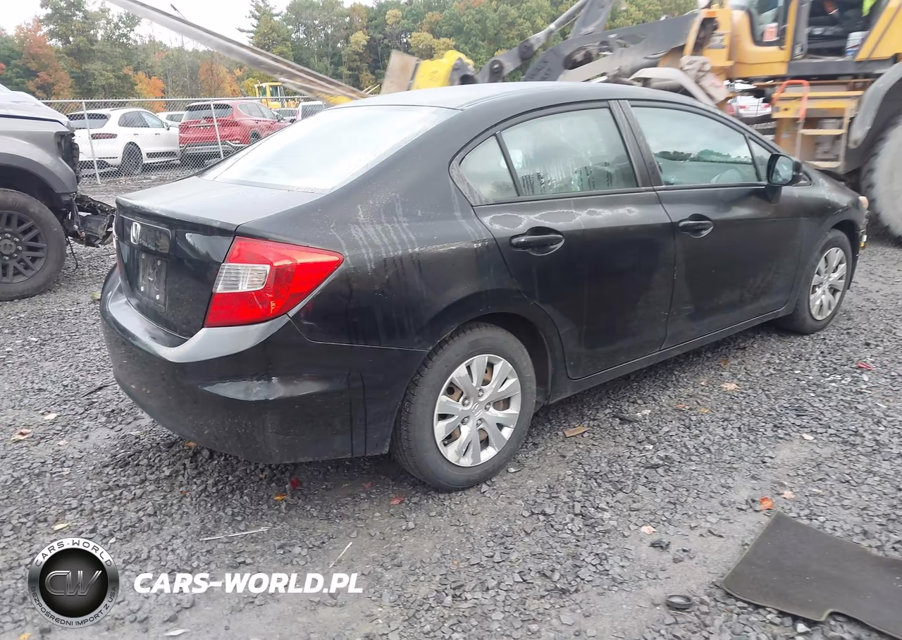 2012 Honda Civic Lx VIN:2HGFB2F54CH580647 - 4