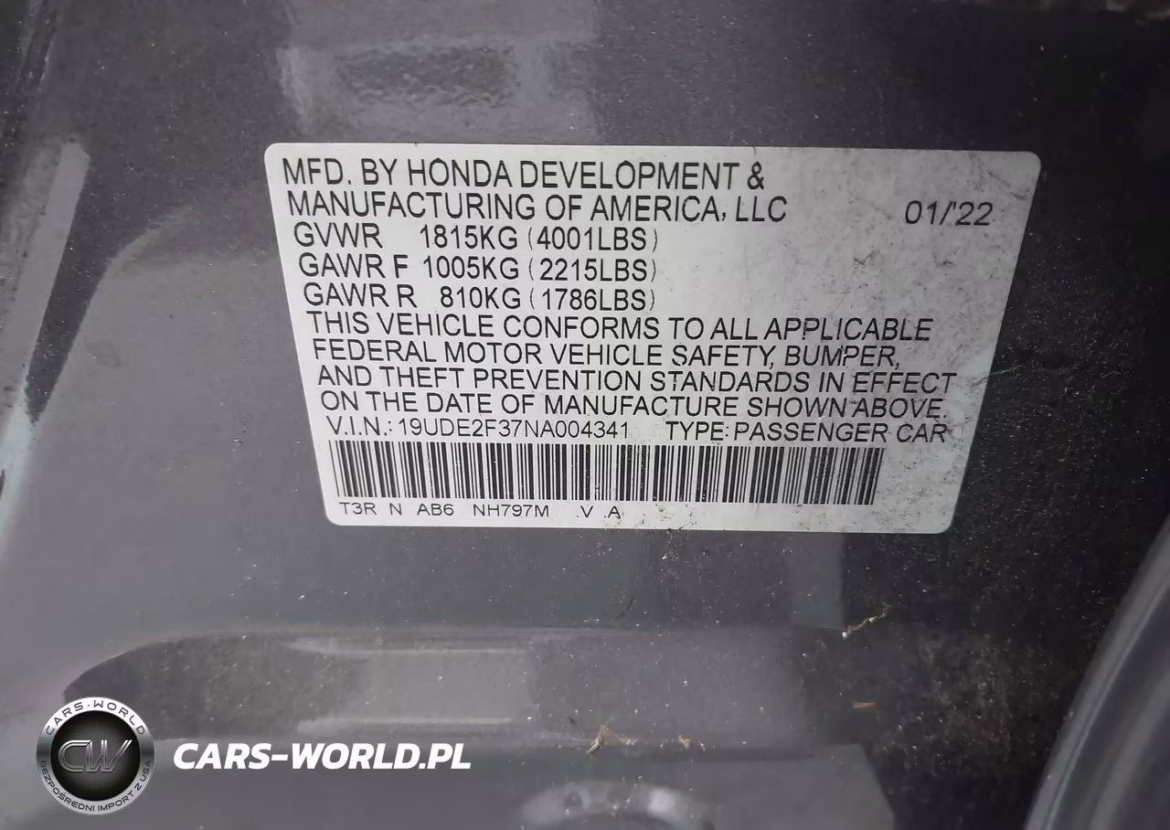 2022 Acura Ilx Base (Dct) VIN:19UDE2F37NA004341 - 9