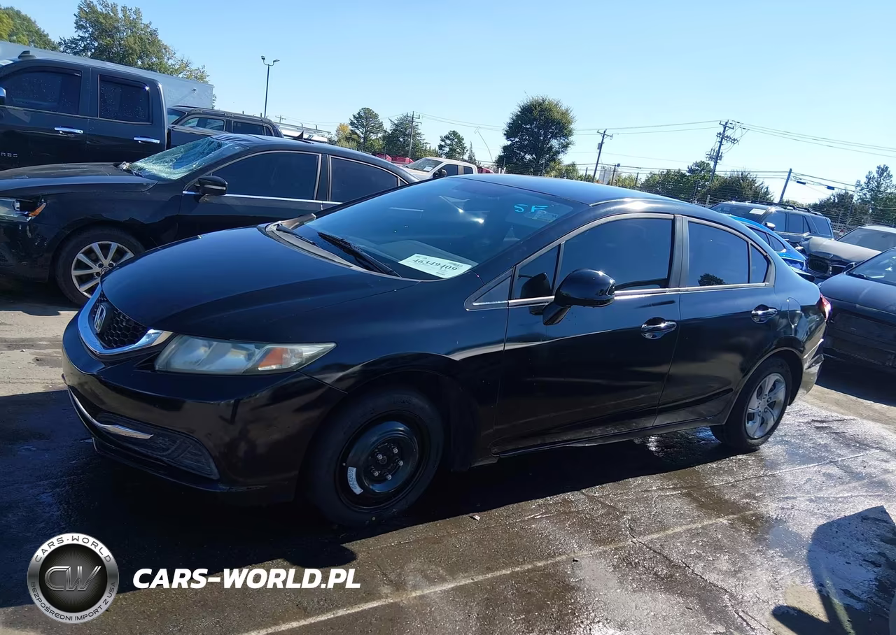 2013 Honda Civic Lx VIN:2HGFB2F57DH535624 - 14