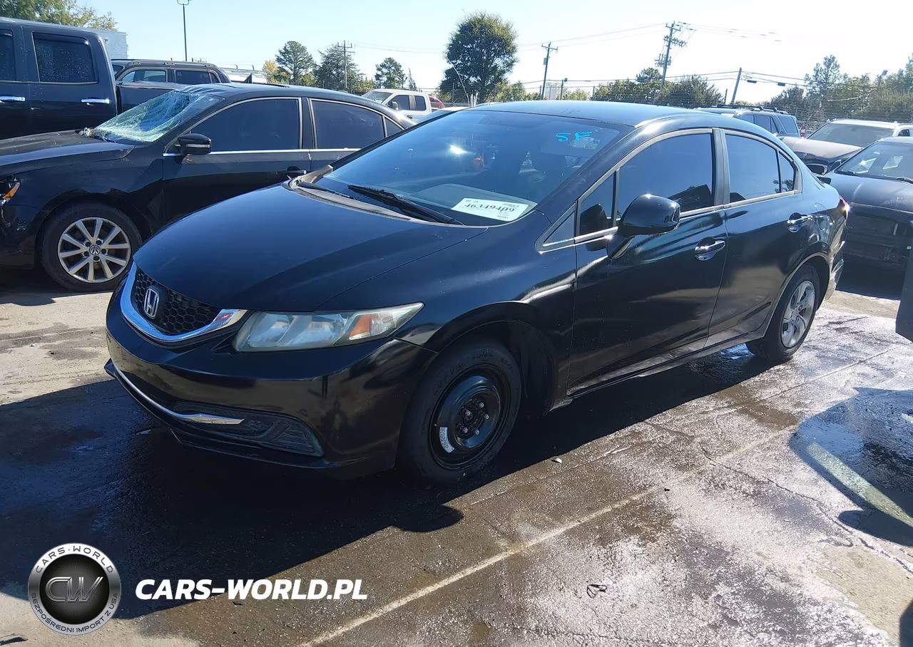 2013 Honda Civic Lx VIN:2HGFB2F57DH535624 - 2