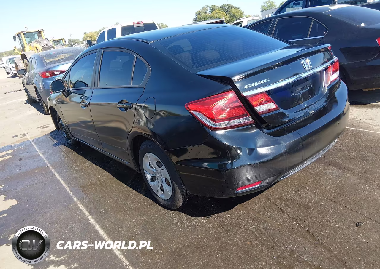 2013 Honda Civic Lx VIN:2HGFB2F57DH535624 - 3