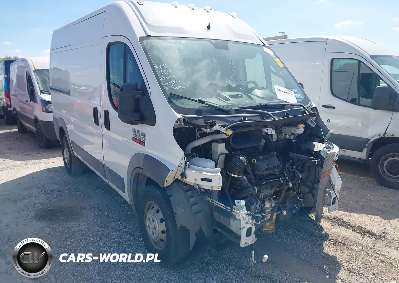 2018 Ram Promaster 1500 High Roof 136 Wb VIN:3C6TRVBG3JE104833 - 1