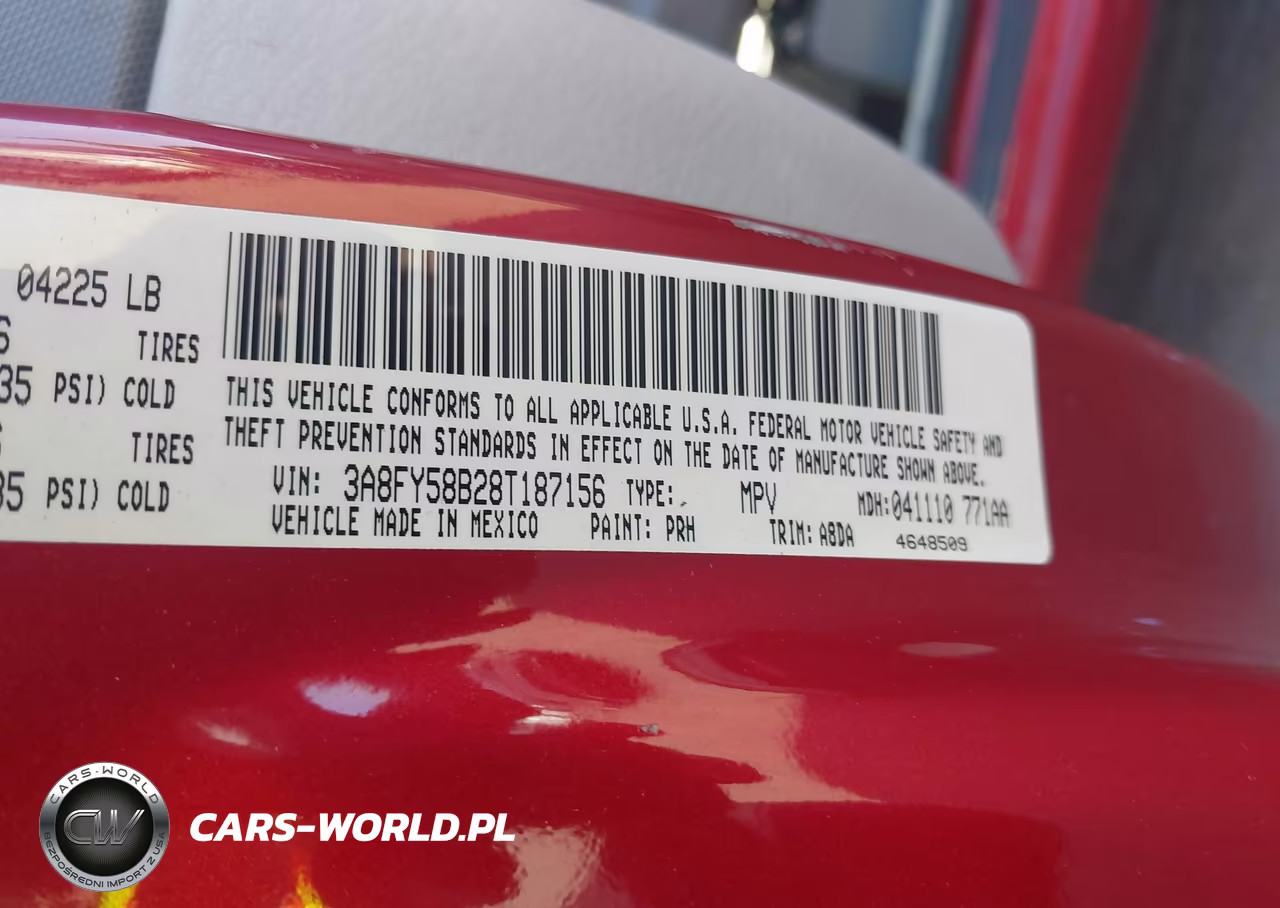 2008 Chrysler Pt Cruiser Touring VIN:3A8FY58B28T187156 - 9