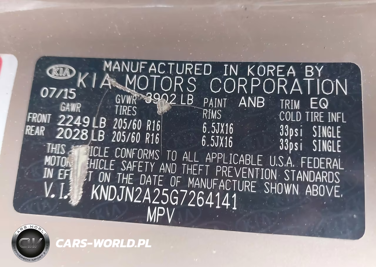 2016 Kia Soul VIN:KNDJN2A25G7264141 - 9