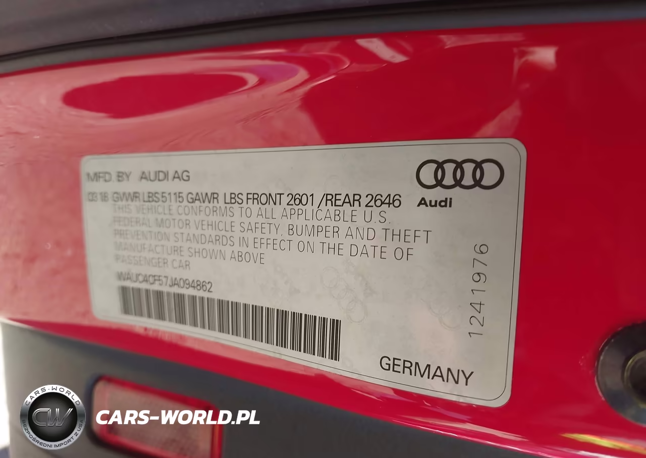 2018 Audi S5 3.0T Premium Plus VIN:WAUC4CF57JA094862 - 9