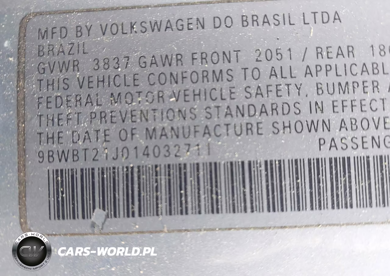2001 Volkswagen Golf Gl VIN:9BWBT21J014032711 - 9