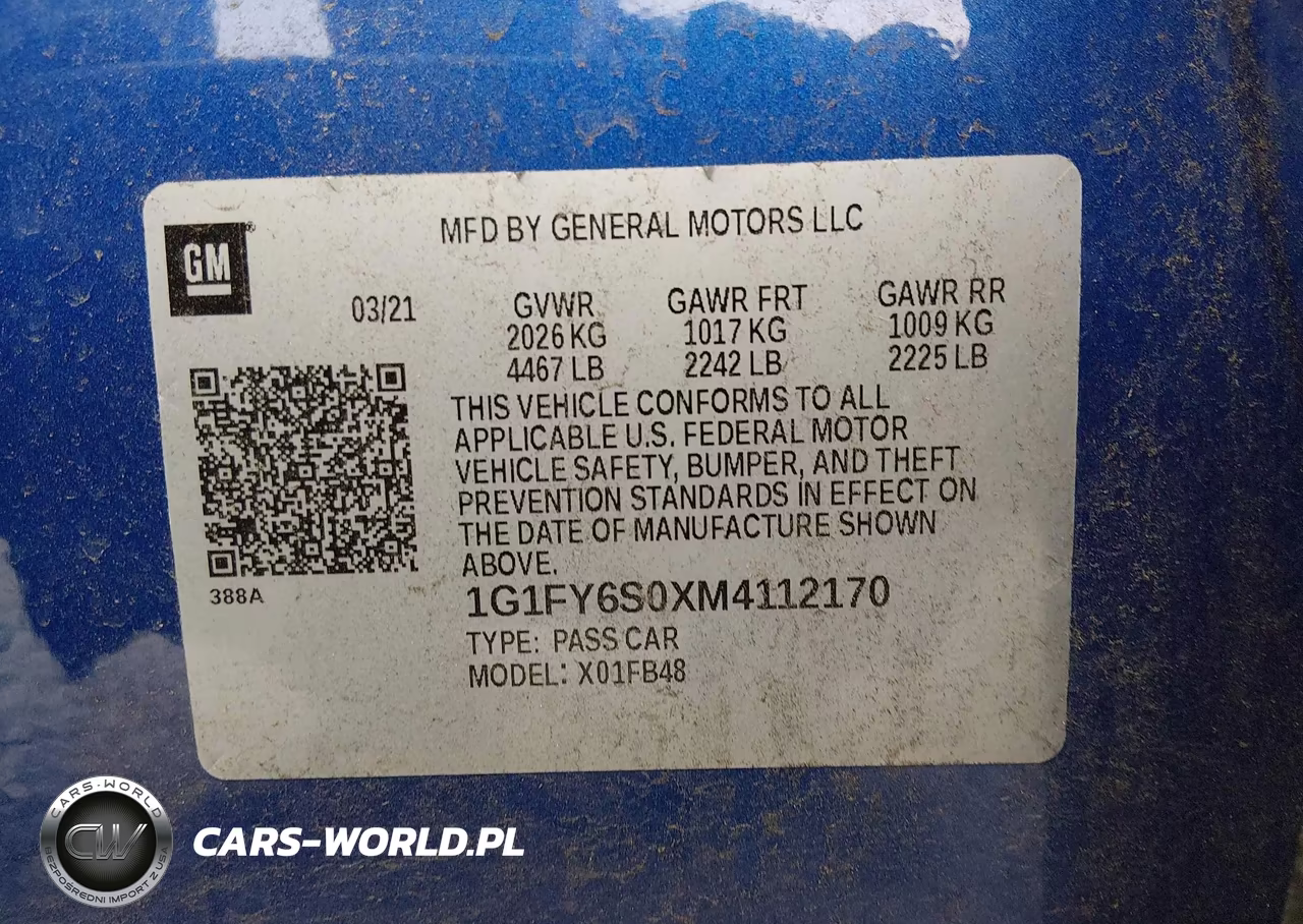 2021 Chevrolet Bolt Ev Fwd Lt VIN:1G1FY6S0XM4112170 - 9