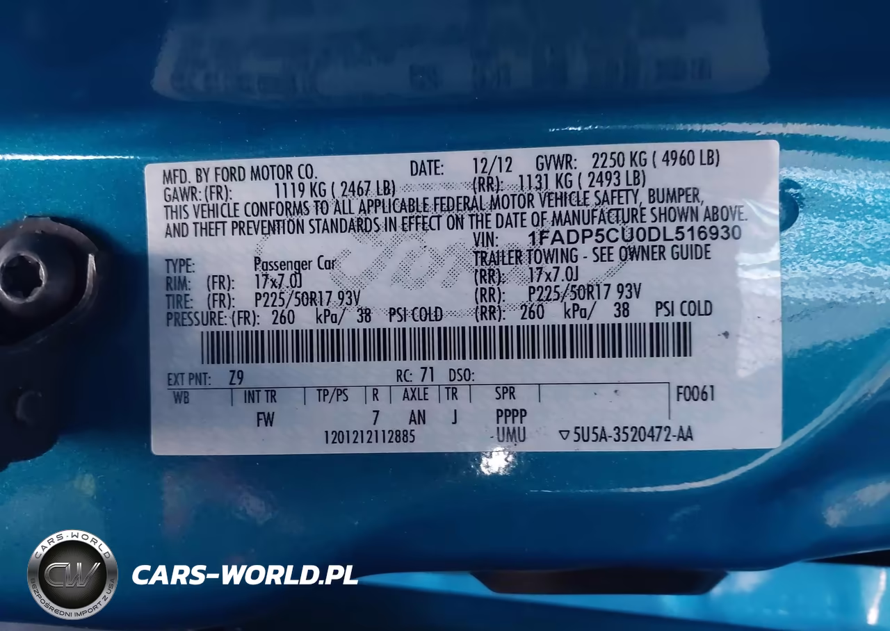 2013 Ford C-Max Energi Sel VIN:1FADP5CU0DL516930 - 9