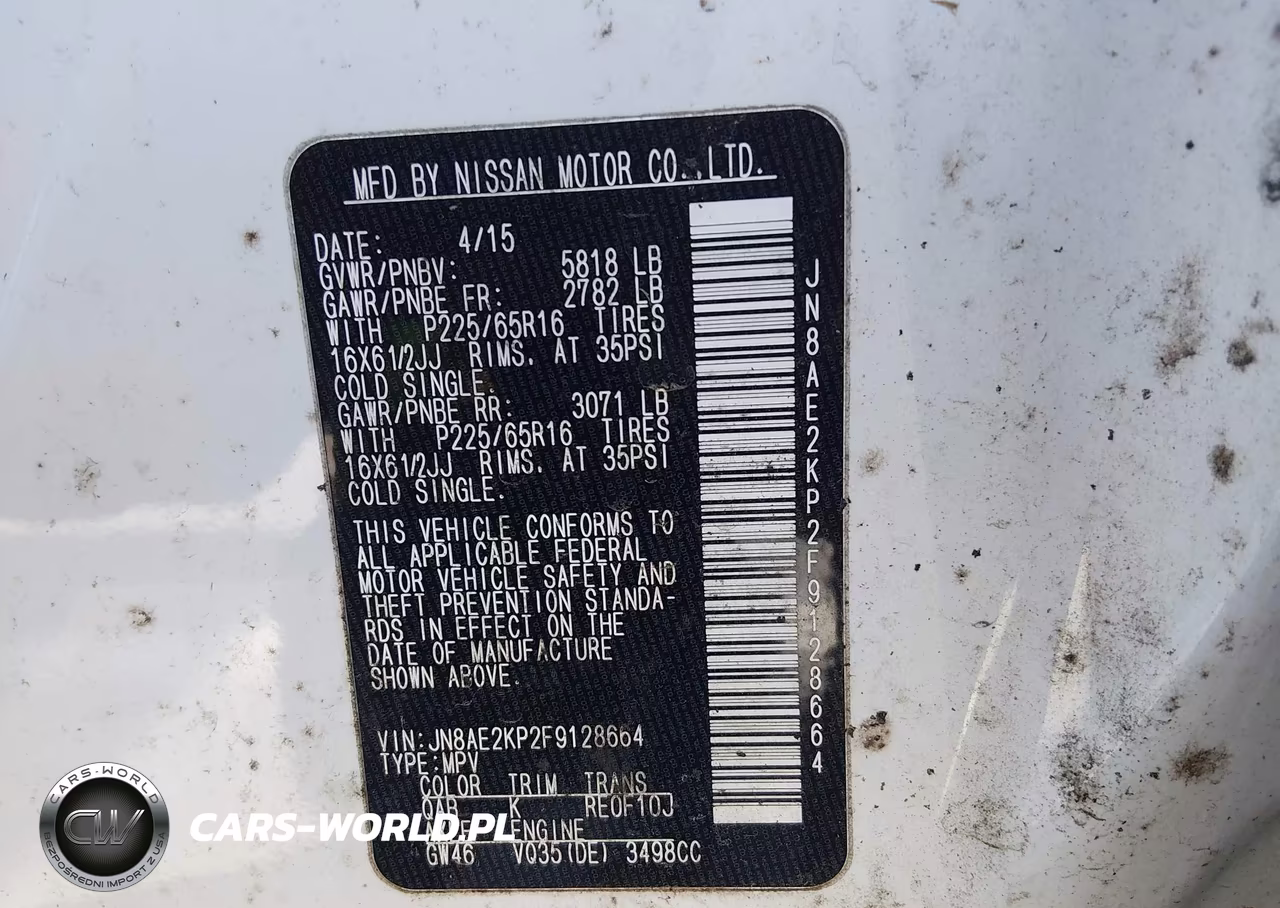 2015 Nissan Quest Platinum-S-Sl-Sv VIN:JN8AE2KP2F9128664 - 9