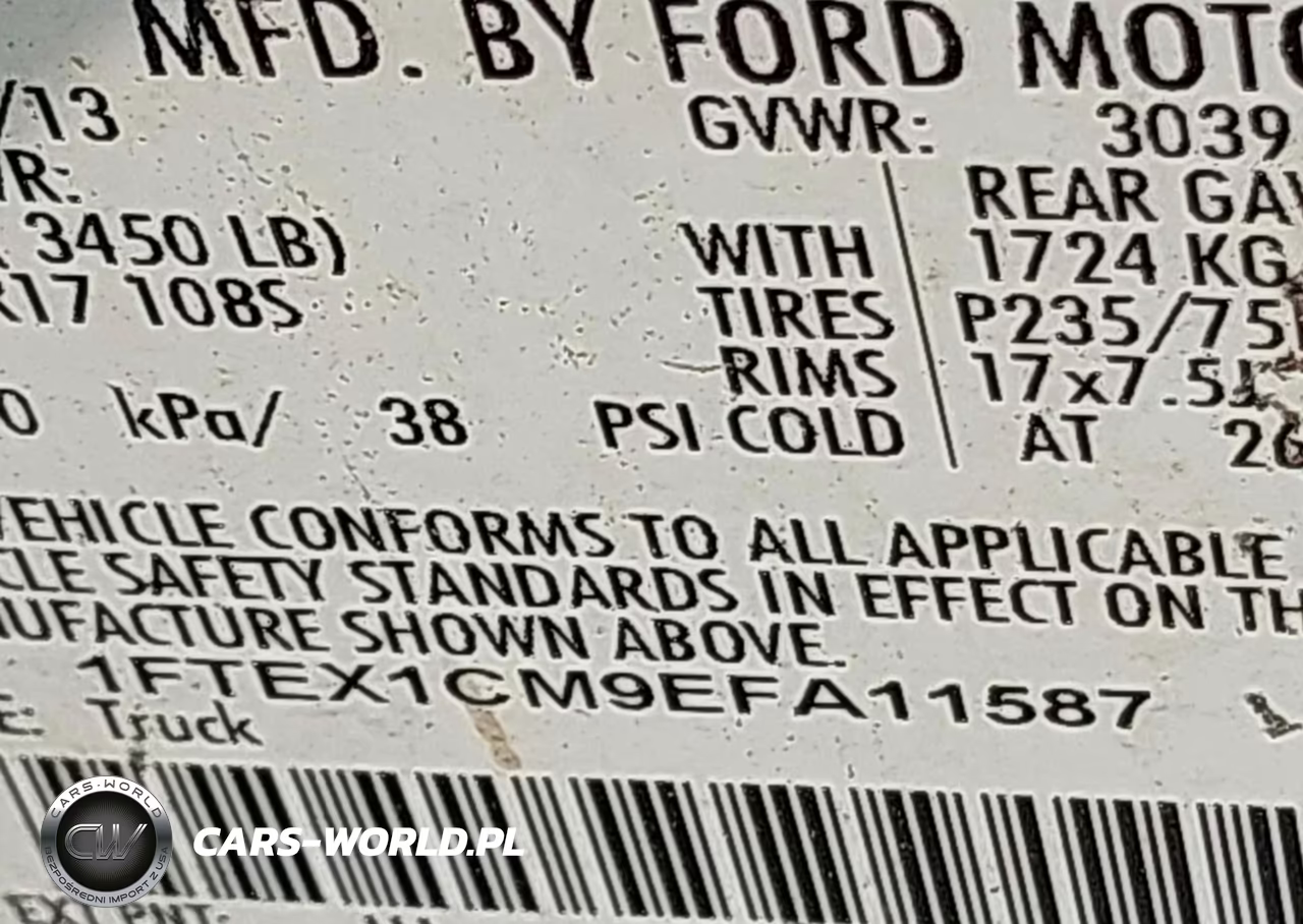 2014 Ford F-150 Xl VIN:1FTEX1CM9EFA11587 - 9