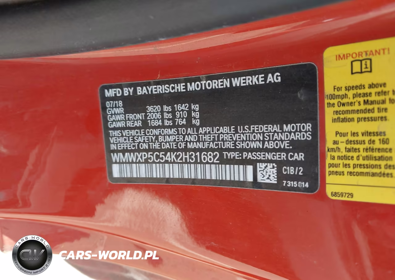 2019 Mini Hardtop Cooper VIN:WMWXP5C54K2H31682 - 9