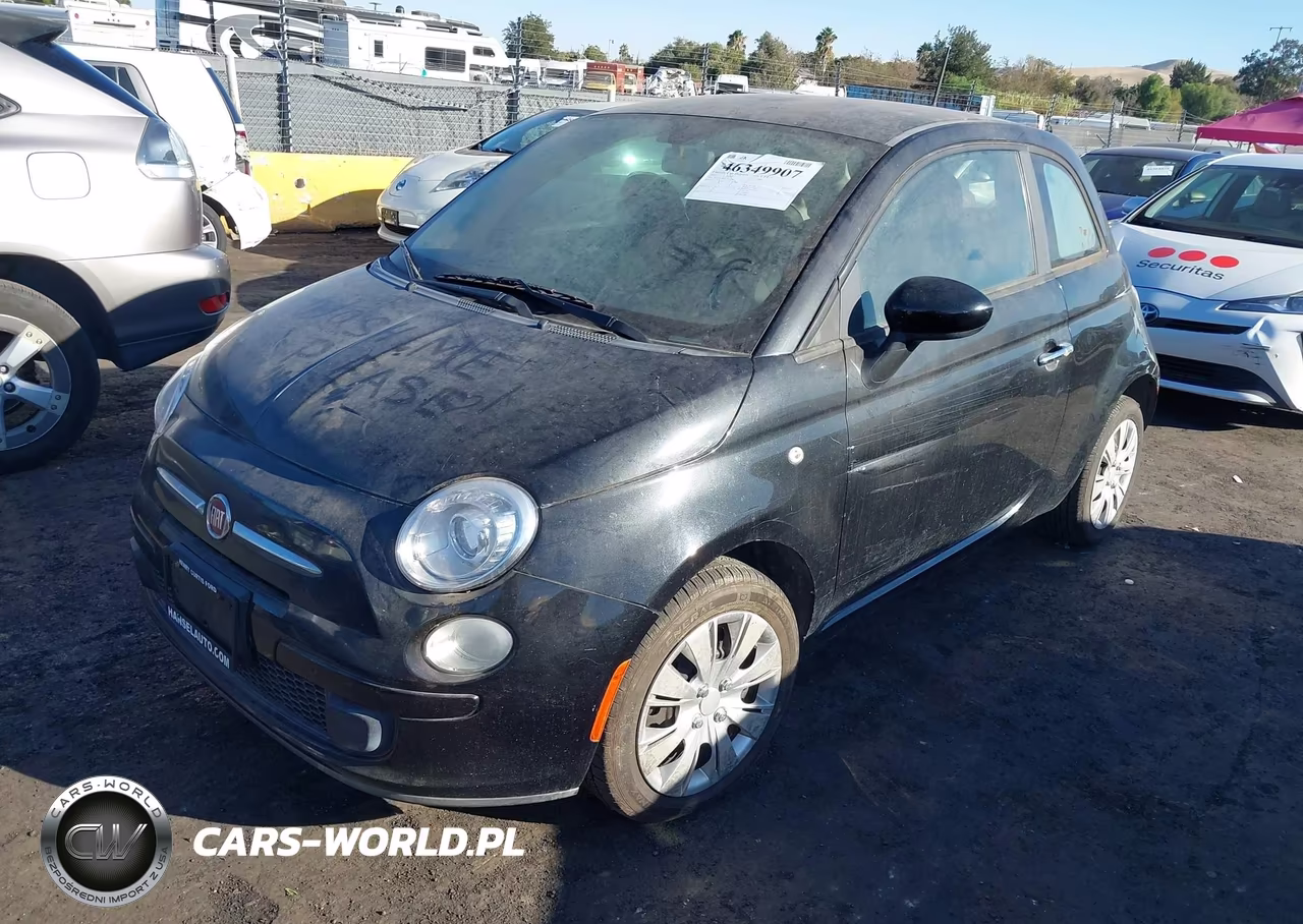 2012 Fiat 500 Pop VIN:3C3CFFAR4CT352246 - 2