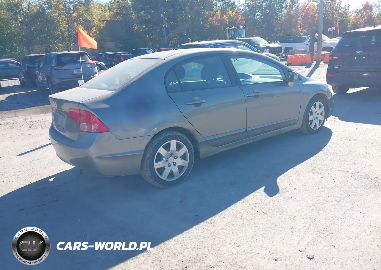 2007 Honda Civic Lx VIN:1HGFA16577L035807 - 4