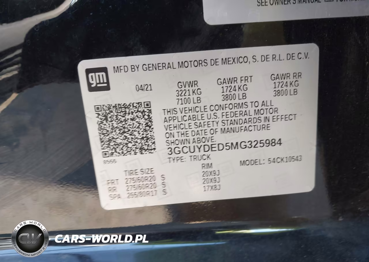2021 Chevrolet Silverado 1500 4Wd Short Bed Lt VIN:3GCUYDED5MG325984 - 9
